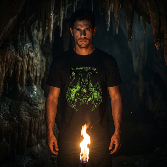 Murciélago Biohazard | Camiseta Negra